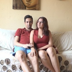 Beatriz, 18 years old and with RALLY BIG BOOBS and her boyfriend Raul. They are in Parejas.NET and this is just the beginning for them