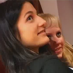 Marina y Lavandra, chicas erasmus, vienen de dos en dos a grabar porno con nosotros