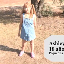 Ashley, 18 years old, has a BLIND DATE. She's looking for experienced old guys, from whom she can learn how to fuck.