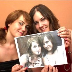 Las HERMANAS Pili y Estela en su bautismo de fuego: bienvenidas al porno chicas!