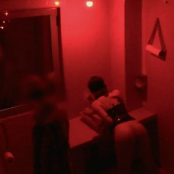 The restroom in a cross dresser bar, blindfolded and a teen waiting for cocks. Lana, the slutty neighbour that follows our instructions to the letter.