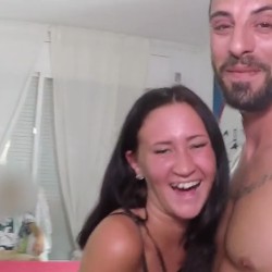 Gina initiates her boyfriend on the CUCKOLD world and fucks Jose Addiction in front of him